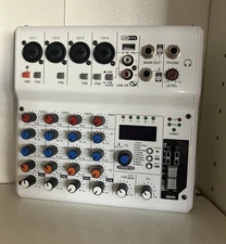 6 Channel Professional Audio Mixer Live Sound Board DJ Mixing Console w/ USB