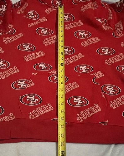 NWT NFL San Francisco 49ers Red Hooded Hoodie w/ Pocket - Youth XL 18/20 - Picture 15 of 18