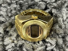 Delta Impex Digital Ring Watch - New Wave Quartz - Needs A New Battery