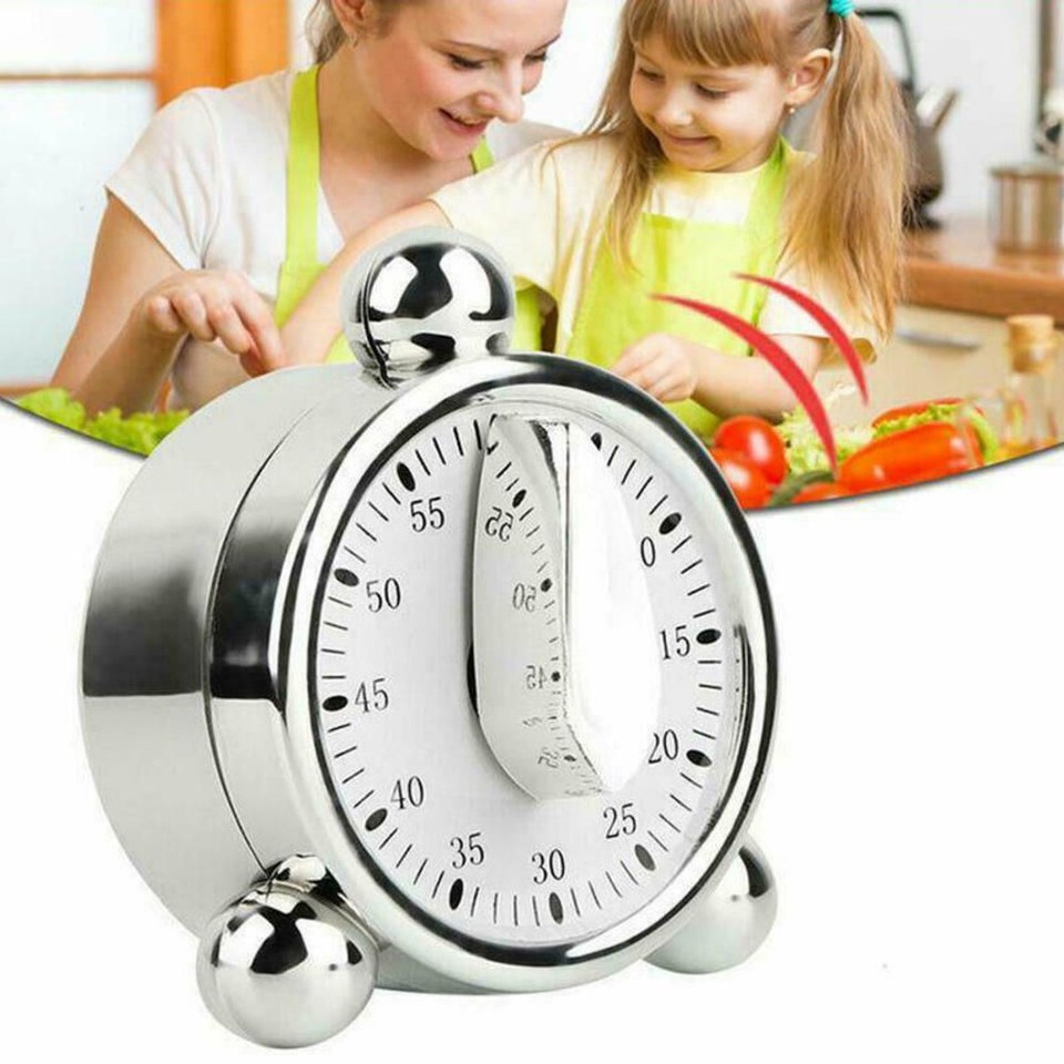Mechanical Convenient Baking Alarm Clock Timer Cooking Timer Kitchen ...