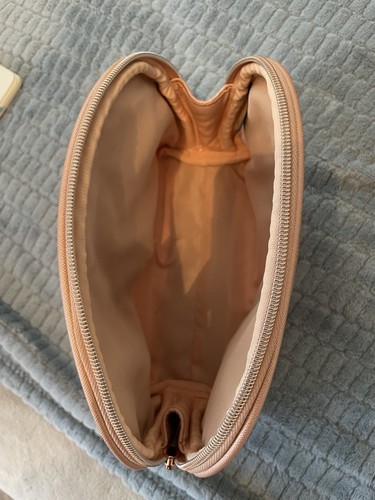 Sephora Zippered Makeup Cosmetic Bag Case - Rose Gold/Metallic - Picture 4 of 7