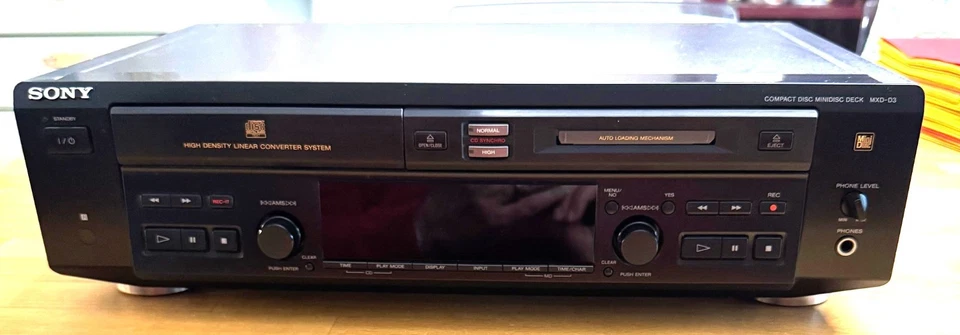 SONY MXD-D3 HighSpeed CD/MiniDisc Recorder/Player