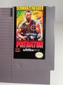 Predator Nintendo NES Authentic Clean Very Good Tested