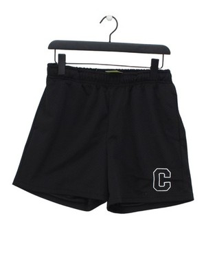 Cernucci Damen Shorts M schwarz Grafik 100% Polyester Mom