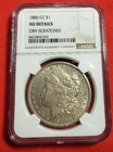 1880-CC Morgan Silver Dollar $1 NGC AU Details OBV Sratched  *864*