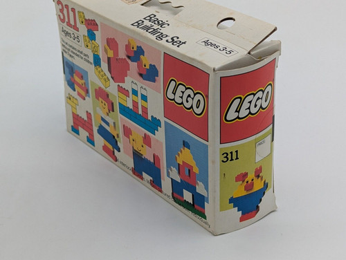 Lego 311 Basic Building Set Vintage Building Block Age 3-5 Toy SEALED - Picture 4 of 6