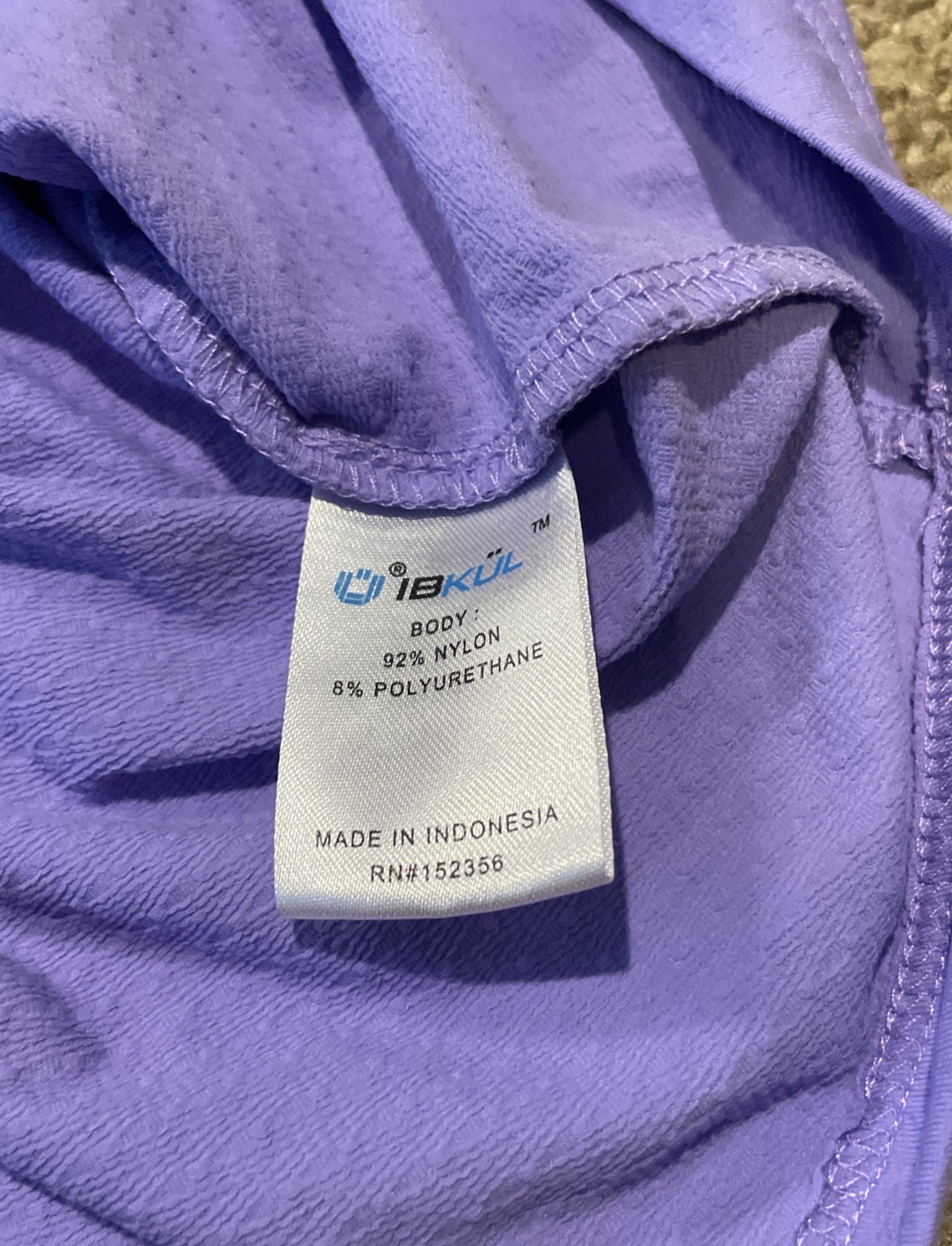 Ladies IBKUL Solid Lavender Violet Sleeveless Pol… - image 5