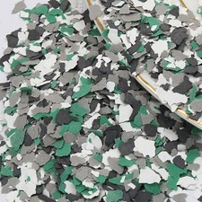 360G/0.79Lb Decorative Blend Color Chips,Epoxy Flakes Blend Paint Flakes Conc...