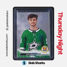 2022 UPPER DECK #747 WYATT JOHNSTON 1ST ROUND DRAFT RC ROOKIE