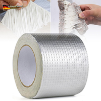 Butylband Aluminiumfolie Tape (1Mm X 10Cm X 5M) | Wasserdichtes, Wasserfestes Kl