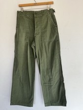 Vietnam Era OG-107 Cotton Sateen Fatigue Pants Trousers US Army 30x29 1960 s