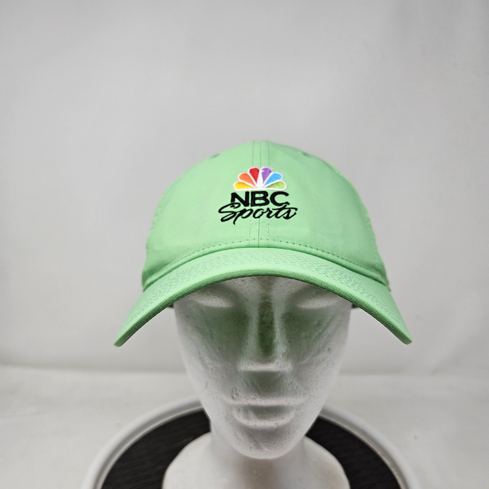 NBC Sports Hat Cap Strap Back Green Embroidered FootJoy Golf Peacock Mens