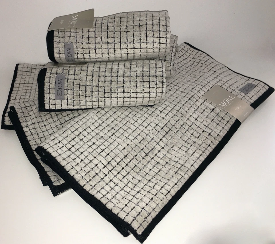 MÖVE HANDTÜCHER EDEN Luxus Ausführung Cotton Leinen Wendehandtücher 4 STÜCK neu - Bild 4 von 4