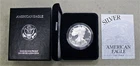 1998-P SILVER EAGLE DOLLAR PROOF COIN WITH ORIGINAL US MINT PACKAGING & COA