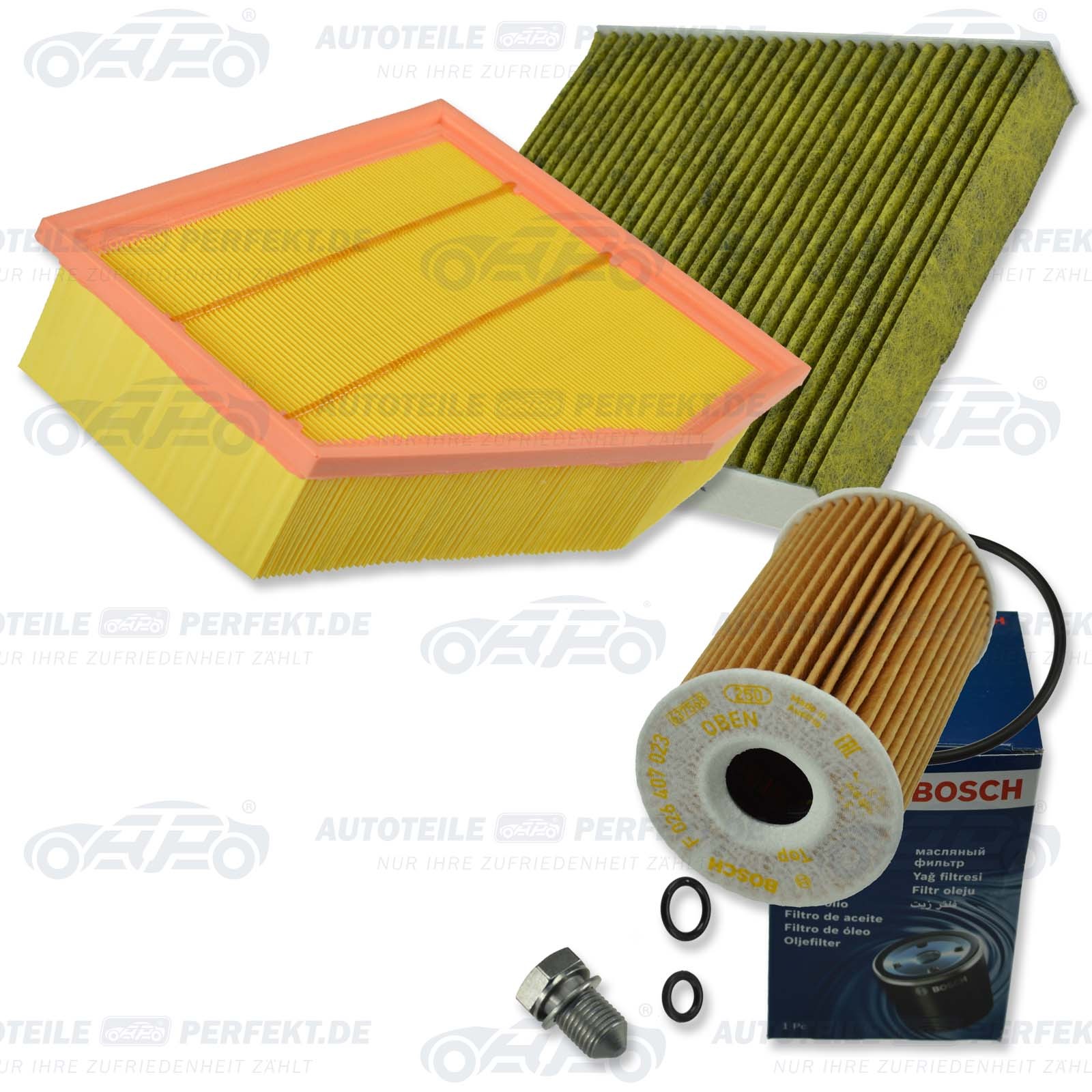 Inspektionskit Filter Satz Paket Xs (Ab) Audi A1 Seat Ibiza Iv 2,0Tdi Ab10-image