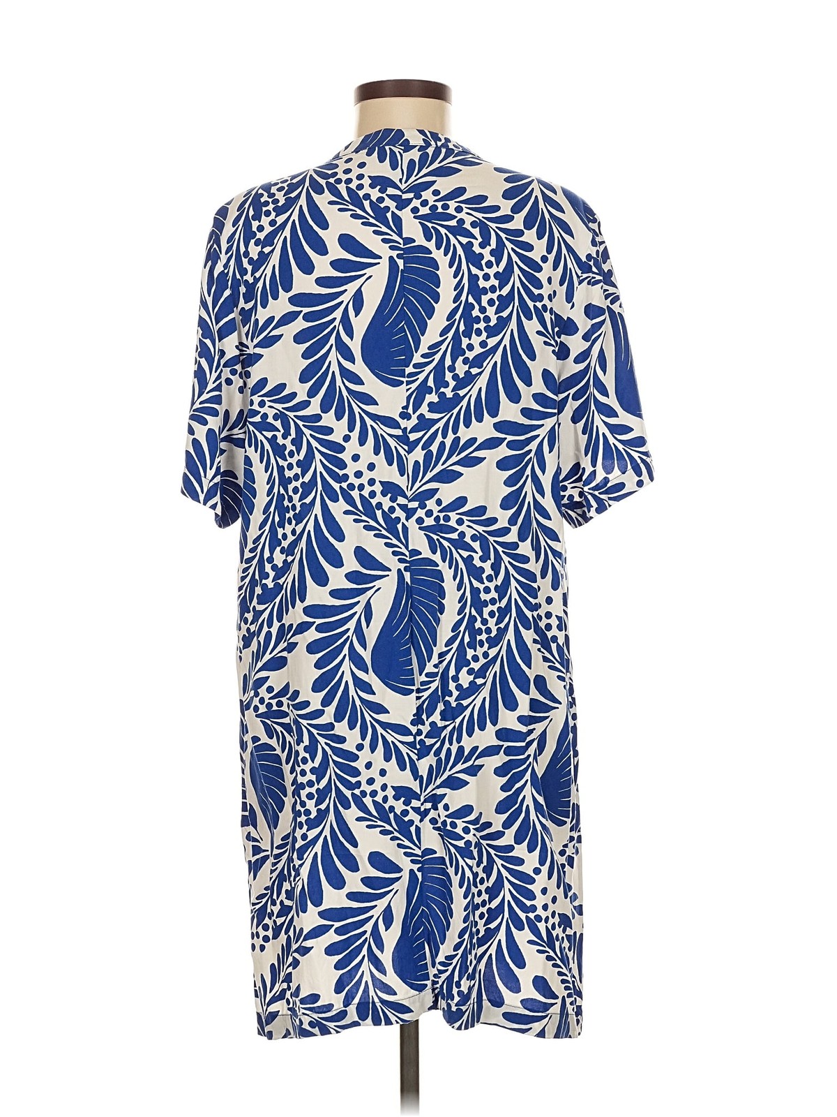 H&M Women Blue Casual Dress M thumbnail 2