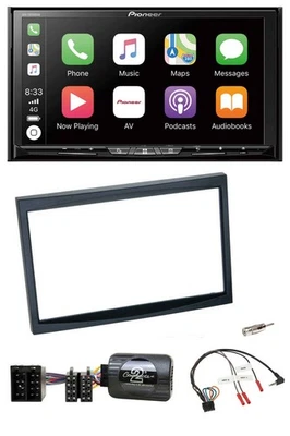 Pioneer 2DIN Lenkrad USB DAB DVD Bluetooth Autoradio für Citroen C3 C2 Berlingo - Bild 1 von 4