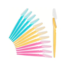 12 Pcs Eyebrow Razors, Face Razors Multipurpose, Exfoliating Dermaplaning Tools