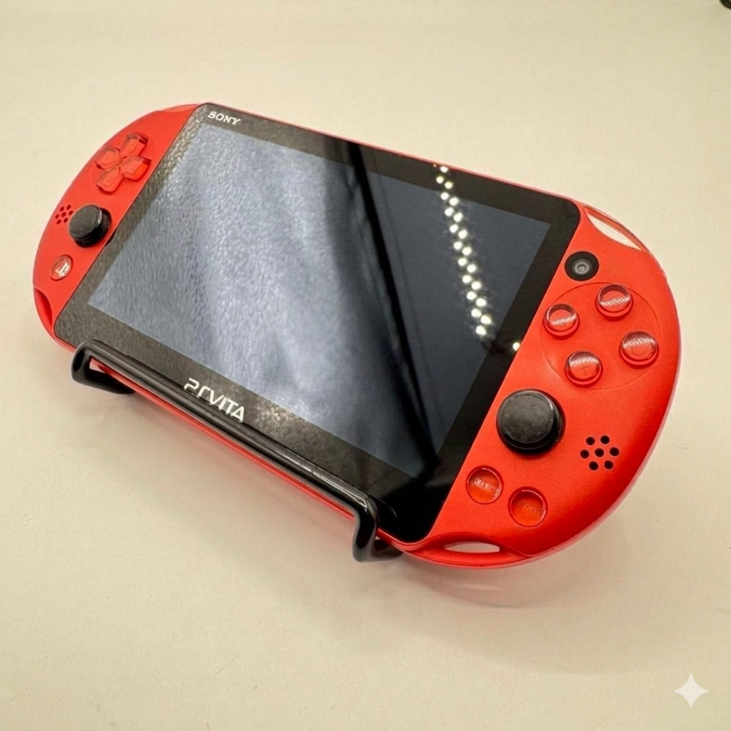 Sony PS Vita PCH-2000 Metallic Red Wi-Fi Model Jp Exclusive
