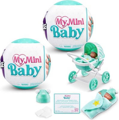 5 Surprise My Mini Baby Series 1 (2 Pack) by ZURU, Collectible Mystery Capsule,