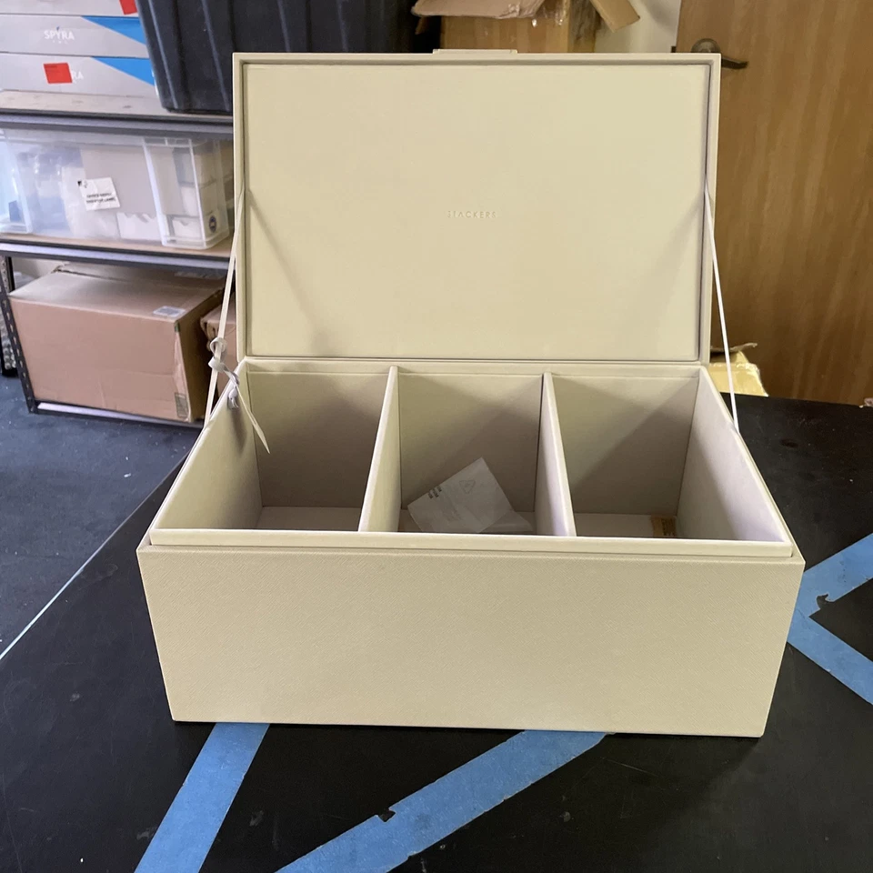Stackers Premium Storage Box Small Taupe - Image 4 of 4