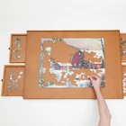 Bits and Pieces –Original Standard Wooden Jigsaw Puzzle Plateau, organizer