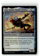 Magic The Gathering Marvel's Spider-Man Sun-Spider, Nimble Webber #154 U Foil