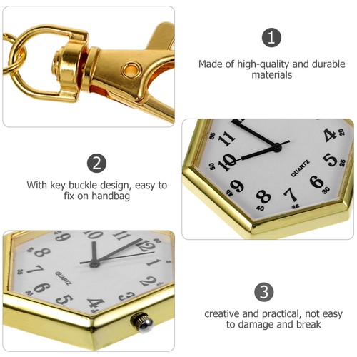 Keychain Pocket Watch Stylish Finger Watchy Keychains - Picture 10 of 12