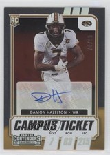 2021 Contenders Draft Picks Campus Ticket 74/99 Damon Hazelton Jr #301 Auto 0ui8