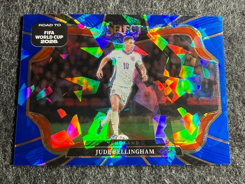 JUDE BELLINGHAM 2025 PANINI SELECT FIELD LEVEL BLUE CRACKED ICE /125 ENGLAND