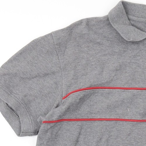 Fila Herren Poloshirt Grau Medium Kragen Logo Freizeit - Bild 8 von 12