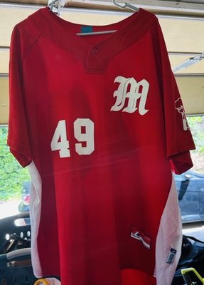 #ad McHenry County College NJCAA MCC Scots Vintage Majestic Cool Base Game Jersey $34.95