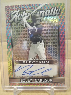 Billy Carlson 2026 Leaf Electrum ''Achromatic''  Auto A-BC1 Gold 1/1