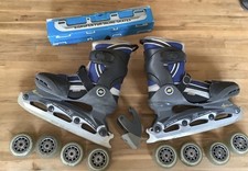 K2 RAIDER  Inliner +Schlittschuh, (inkl. Rollen +Kufen) größenverst.. 34,5 -38 