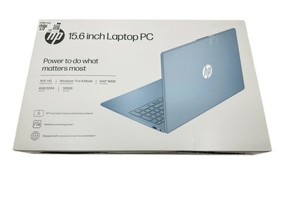 HP 15-fd0082wm 15.6'' HD Laptop Intel N200 4GB 128GB Win 11 Home Blue OO733