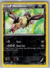 MANDIBUZZ 93/149 UNCOMMON BOUNDARIES CROSSED POKEMON NEAR MINT
