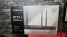 PHENYX PRO PTU-7000 4 Channel Wireless Microphone System NEW 