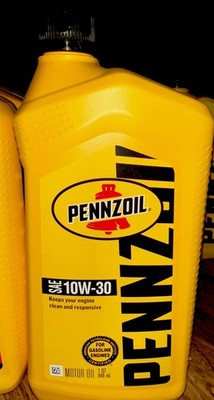 Pennzoil 10W-30 Motor Oil, 1 Quart 1 Qt, Amber/Brown  Super Deal