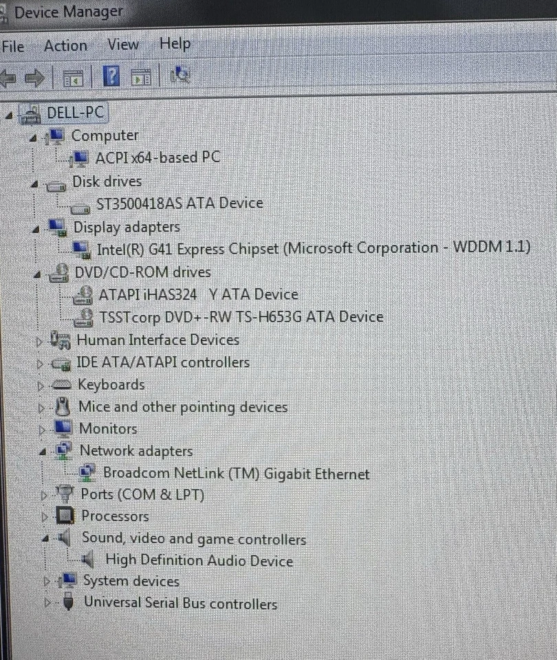 Dell Vostro 230 Desktop Tower Computer Intel C2D@2.93GHz Win 7 6G RAM-500G HD - Image 4 of 4