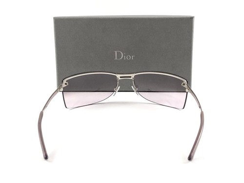 VINTAGE CHRISTIAN DIOR ADIORABLE SILVER LIGHT LENS 2000 SUNGLASSES AUSTRIA Y2K - Picture 8 of 11