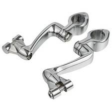 1 1/4" 360 Adjustable Engine Guard Highway Foot Peg Mount Fit For Harley Touring