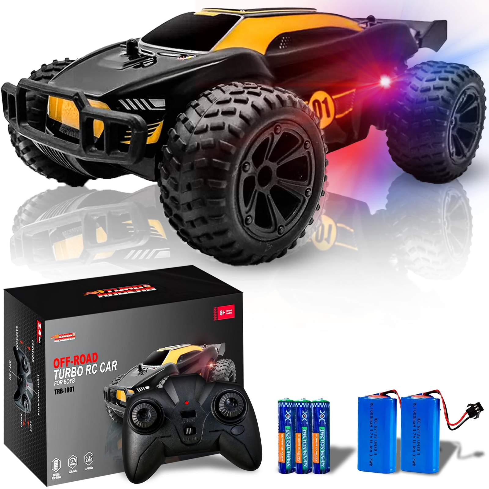 1:18 Fast RC Cars for Adults 40+ KM/H High Speed Remote Control Truck 4WD New