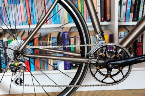 NEW Enigma Etape Titanium racing bike, Campagnolo 10 speed. 54cm. - Picture 2 of 19