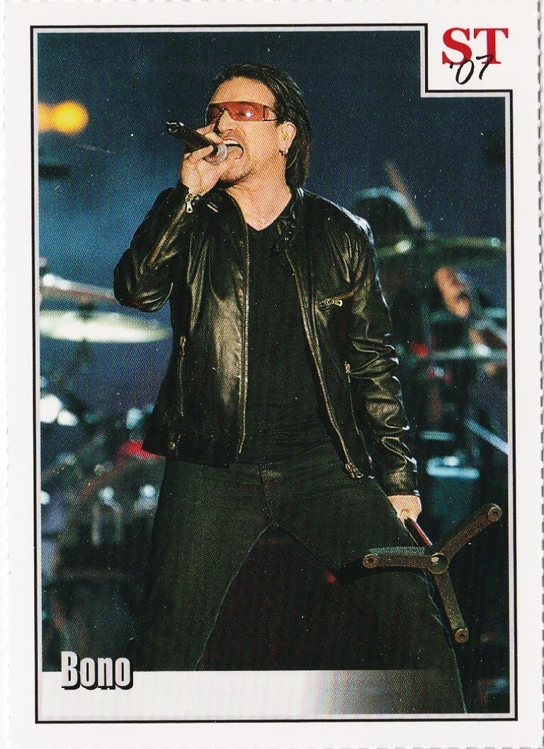 その他 BONO BONO U2 - 2007 SPOTLIGHT TRIBUTE CARD #22 | eBay