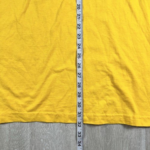 Vintage Rocawear Mens Shirt Yellow 3XL Y2K Long sleeve Graphic Print Hip Hop Rap - Picture 5 of 11