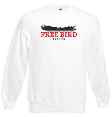 Free Bird For Life Sweatshirt Pullover United States of America Day USA US Flag