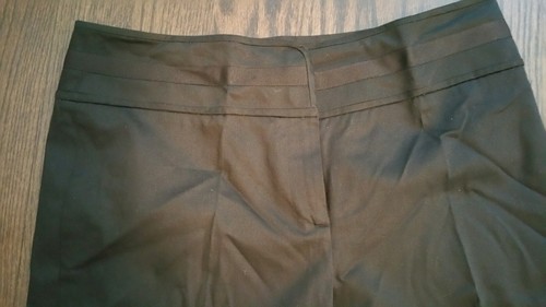 NUEVOS CON ETIQUETAS PANTALONES LIGEROS DE VERANO SPOUCHONI NEGROS ALGODÓN PANTALONES SAKS - 10 - Imagen 2 de 5