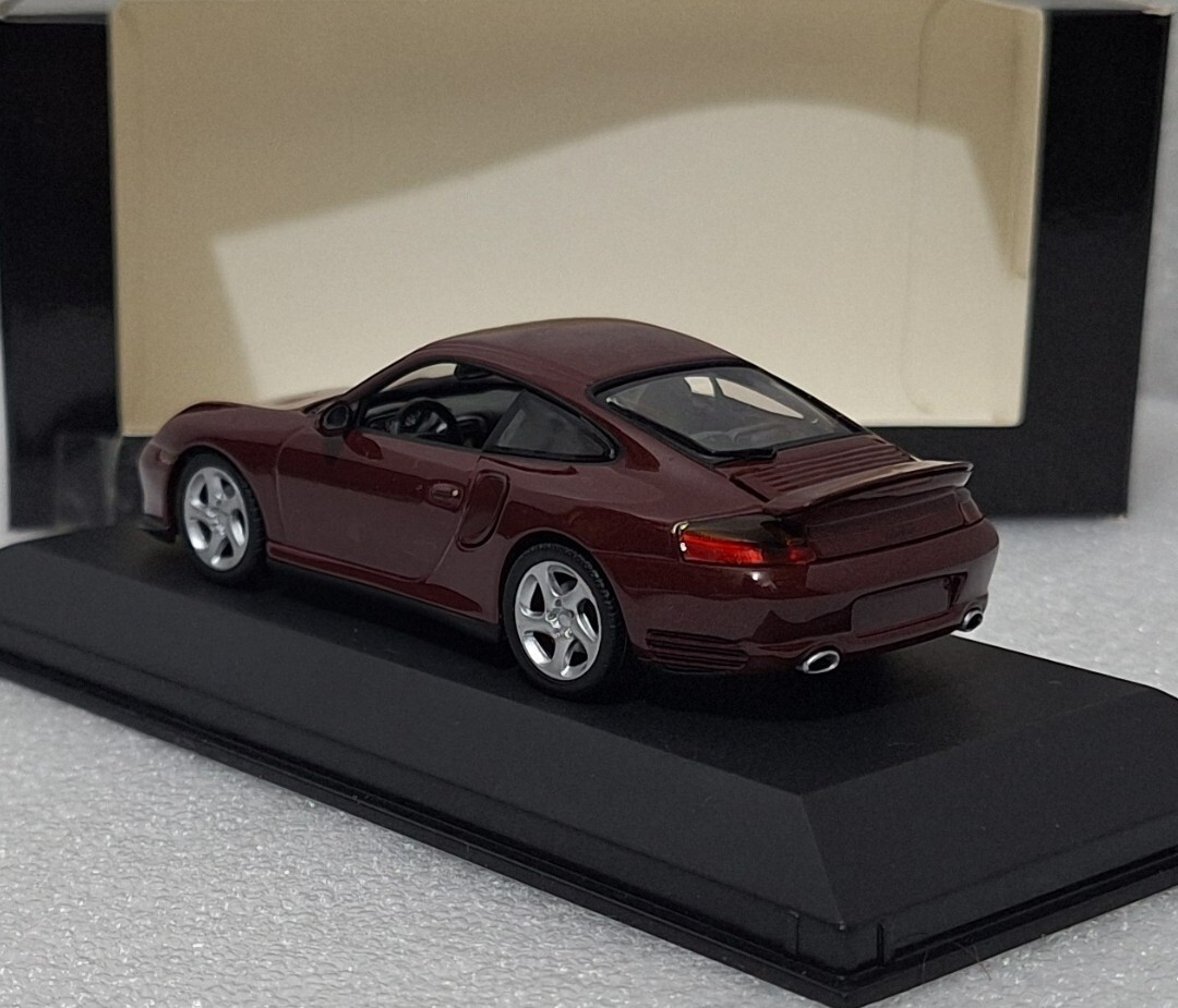 Porsche 911 (996) Turbo 1999 Dark Red 1:43 Minichamps 430069300