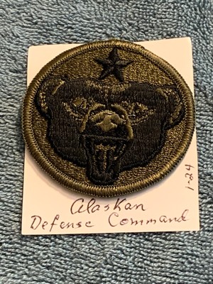 US Army Joint Forces Command OD Green /& Black BDU uniform patch m//e