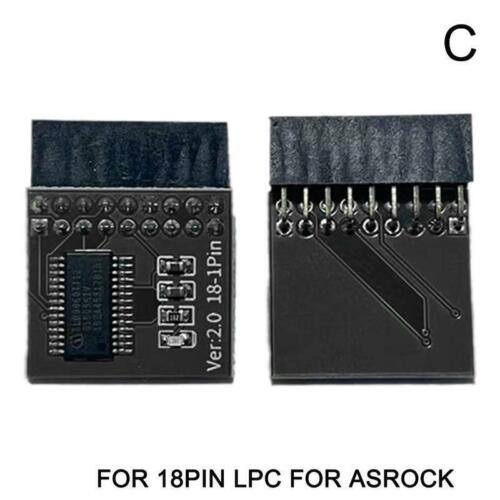 1X TPM2.0 Module Compute Securely bus header Trusted 12/14/18/20pin NEW S8G6 - Afbeelding 18 van 21